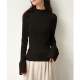 ブラック | 【選べる2type】前後2wayボウタイリボンニット | SAISON DE PAPILLON