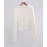 柔らかいシャギーニットカーディガン | SAISON DE PAPILLON | 詳細画像30