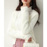 柔らかいシャギーニットカーディガン | SAISON DE PAPILLON | 詳細画像16