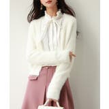 柔らかいシャギーニットカーディガン | SAISON DE PAPILLON | 詳細画像11