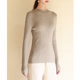 ランダムリブリブ編みニットプルオーバー | SAISON DE PAPILLON | 詳細画像3