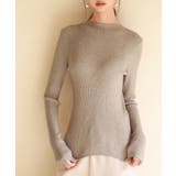 ランダムリブリブ編みニットプルオーバー | SAISON DE PAPILLON | 詳細画像7