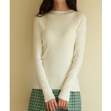 アイボリー | ランダムリブリブ編みニットプルオーバー | SAISON DE PAPILLON