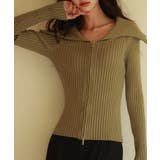 2wayジップニットプルオーバー | SAISON DE PAPILLON  | 詳細画像10 