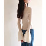 フレア袖ニットプルオーバ | SAISON DE PAPILLON | 詳細画像28