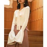 フレア袖ニットプルオーバ | SAISON DE PAPILLON | 詳細画像16