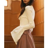 フレア袖ニットプルオーバ | SAISON DE PAPILLON | 詳細画像17