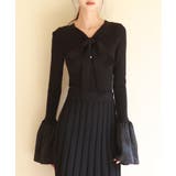 フレア袖ニットプルオーバ | SAISON DE PAPILLON | 詳細画像8