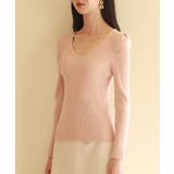 タックスリーブリブニットプルオーバー | SAISON DE PAPILLON | 詳細画像40