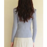 タックスリーブリブニットプルオーバー | SAISON DE PAPILLON | 詳細画像30