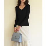 タックスリーブリブニットプルオーバー | SAISON DE PAPILLON | 詳細画像20