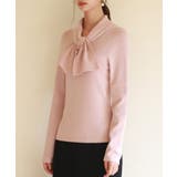 リボンボウタイネックニットプルオーバ | SAISON DE PAPILLON | 詳細画像16