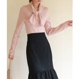 リボンボウタイネックニットプルオーバ | SAISON DE PAPILLON | 詳細画像18