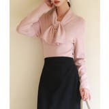 リボンボウタイネックニットプルオーバ | SAISON DE PAPILLON | 詳細画像21