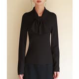 リボンボウタイネックニットプルオーバ | SAISON DE PAPILLON | 詳細画像11