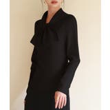 リボンボウタイネックニットプルオーバ | SAISON DE PAPILLON | 詳細画像12