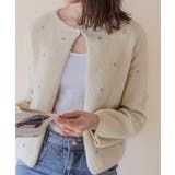 ダイヤモンドビジューニットカーディガン | SAISON DE PAPILLON  | 詳細画像40 