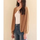 ダイヤモンドビジューニットカーディガン | SAISON DE PAPILLON  | 詳細画像3 