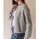 ダイヤモンドビジューニットカーディガン | SAISON DE PAPILLON  | 詳細画像34 