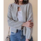 ダイヤモンドビジューニットカーディガン | SAISON DE PAPILLON  | 詳細画像37 