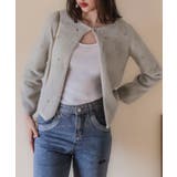 ダイヤモンドビジューニットカーディガン | SAISON DE PAPILLON  | 詳細画像39 