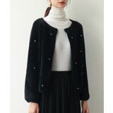 ダイヤモンドビジューニットカーディガン | SAISON DE PAPILLON  | 詳細画像30 