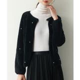 ダイヤモンドビジューニットカーディガン | SAISON DE PAPILLON  | 詳細画像26 