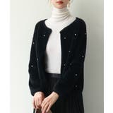 ダイヤモンドビジューニットカーディガン | SAISON DE PAPILLON  | 詳細画像27 