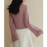 折り返し襟リブ編みニットプルオーバー | SAISON DE PAPILLON | 詳細画像17