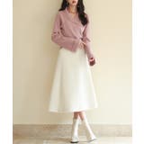 折り返し襟リブ編みニットプルオーバー | SAISON DE PAPILLON | 詳細画像18