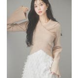 折り返し襟リブ編みニットプルオーバー | SAISON DE PAPILLON | 詳細画像32