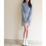 折り返し襟リブ編みニットプルオーバー | SAISON DE PAPILLON | 詳細画像10