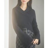 折り返し襟リブ編みニットプルオーバー | SAISON DE PAPILLON | 詳細画像36