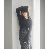 折り返し襟リブ編みニットプルオーバー | SAISON DE PAPILLON | 詳細画像38