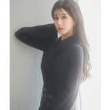 折り返し襟リブ編みニットプルオーバー | SAISON DE PAPILLON | 詳細画像40