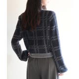 シャギー素材チェック編みニットプルオーバー | SAISON DE PAPILLON | 詳細画像25