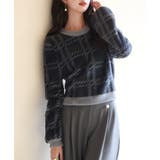 シャギー素材チェック編みニットプルオーバー | SAISON DE PAPILLON | 詳細画像28
