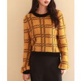 シャギー素材チェック編みニットプルオーバー | SAISON DE PAPILLON | 詳細画像13