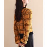 シャギー素材チェック編みニットプルオーバー | SAISON DE PAPILLON | 詳細画像15