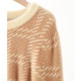 シャギー素材チェック編みニットプルオーバー | SAISON DE PAPILLON | 詳細画像36