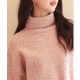 ドロップショルダータートルネックニットプルオーバー | SAISON DE PAPILLON | 詳細画像13