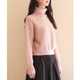 ドロップショルダータートルネックニットプルオーバー | SAISON DE PAPILLON | 詳細画像3