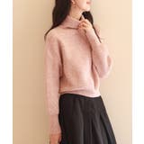 ドロップショルダータートルネックニットプルオーバー | SAISON DE PAPILLON | 詳細画像10