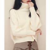 ドロップショルダータートルネックニットプルオーバー | SAISON DE PAPILLON | 詳細画像22