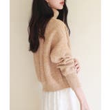 ドロップショルダータートルネックニットプルオーバー | SAISON DE PAPILLON | 詳細画像25