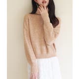 ドロップショルダータートルネックニットプルオーバー | SAISON DE PAPILLON | 詳細画像30