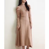 ギャザースリーブプチハイネックニットワンピース | SAISON DE PAPILLON  | 詳細画像22 