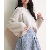 ドロップショルダーニットプルオーバー | SAISON DE PAPILLON | 詳細画像24