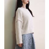 ドロップショルダーニットプルオーバー | SAISON DE PAPILLON | 詳細画像25