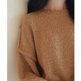 ドロップショルダーニットプルオーバー | SAISON DE PAPILLON | 詳細画像23